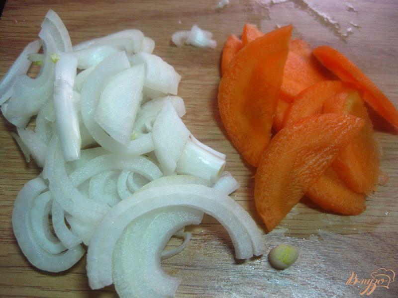 Фото приготовление рецепта: Куриные сердечки в соево-сметанном соусе шаг №4