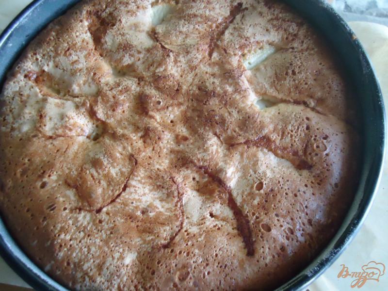 Фото приготовление рецепта: Яблочный пирог с заливкой шаг №10