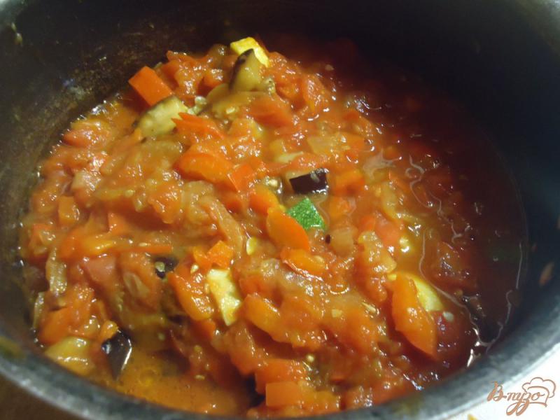 Фото приготовление рецепта: Тушеные овощи «Ассорти» шаг №8