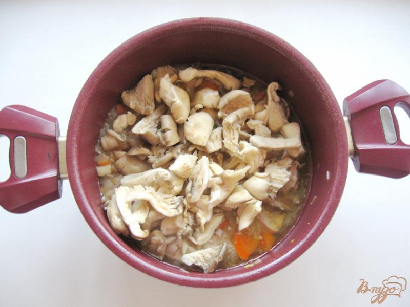Фото приготовление рецепта: Жаркое из свинины с картофелем и грибами шаг №5