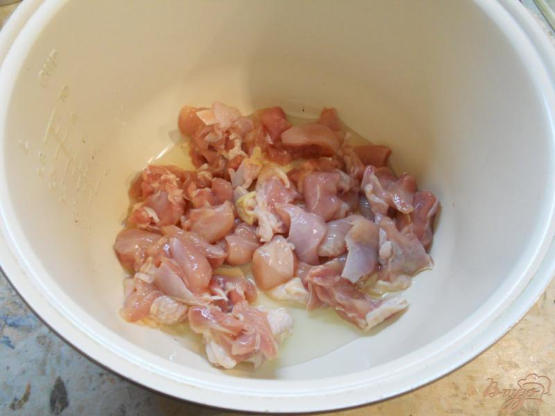 Фото приготовление рецепта: Макароны с курицей в мультиварке шаг №1
