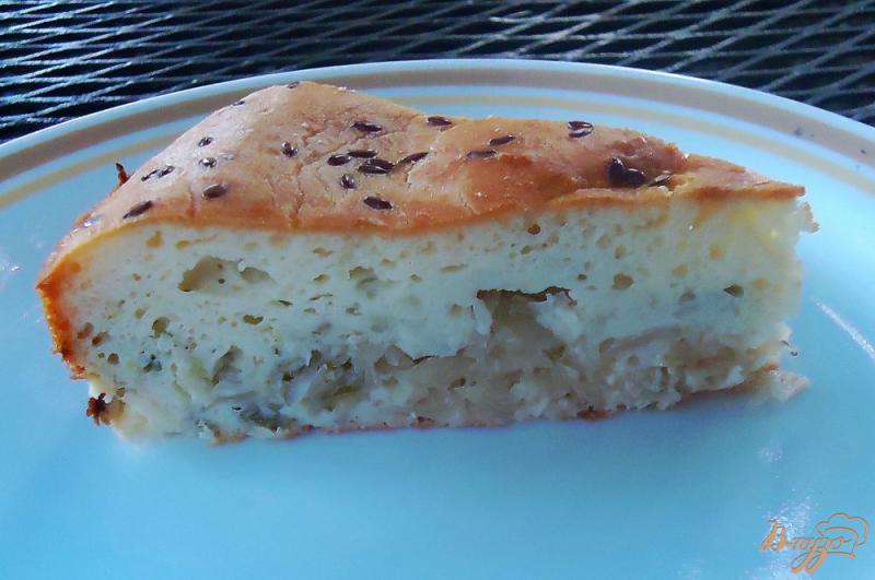 Фото приготовление рецепта: Пирог с капустой и зеленью шаг №9