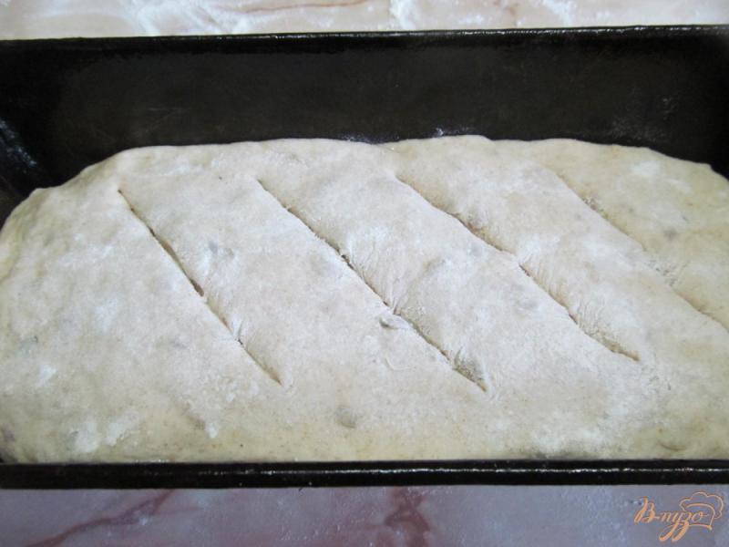 Фото приготовление рецепта: Хлеб с семечками и фенхелем шаг №6