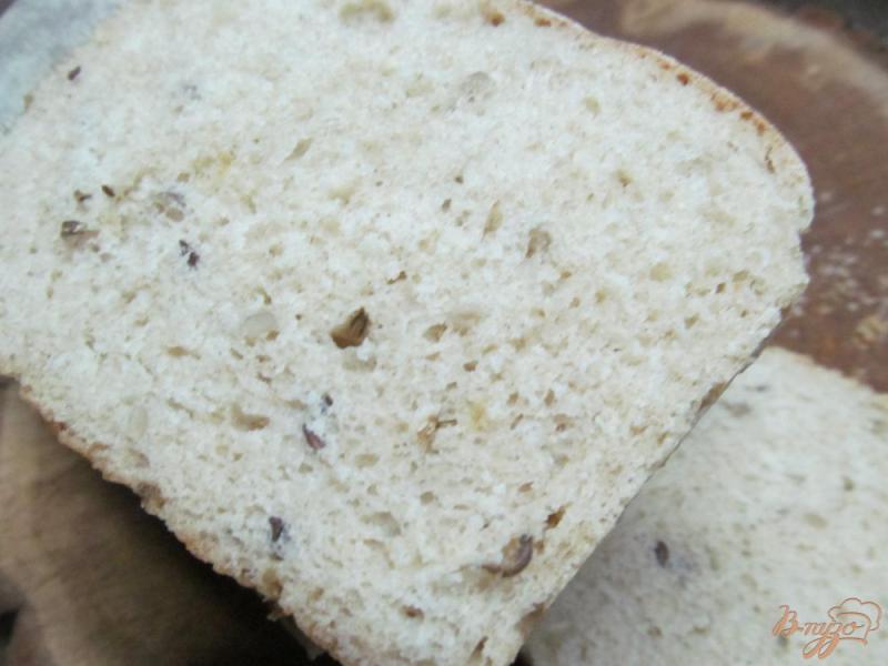Фото приготовление рецепта: Хлеб с семечками и фенхелем шаг №9