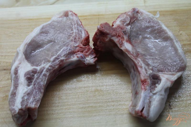 Фото приготовление рецепта: Свинина на кости в остром маринаде шаг №1