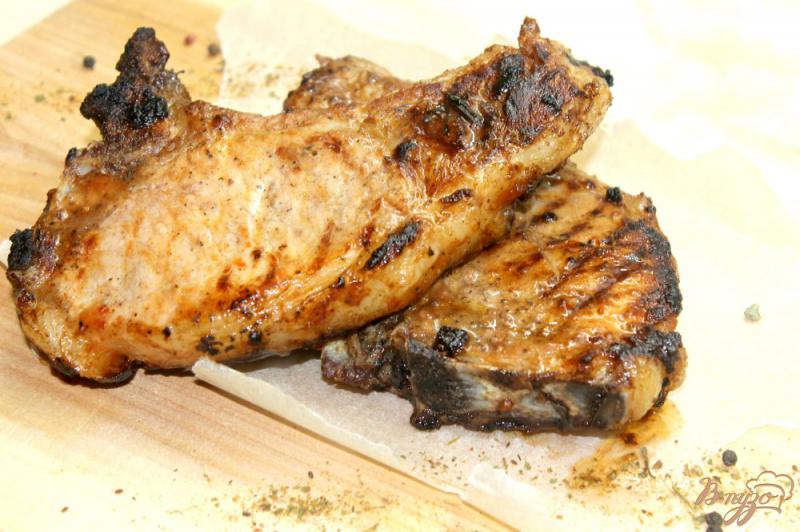 Фото приготовление рецепта: Свинина на кости в остром маринаде шаг №5