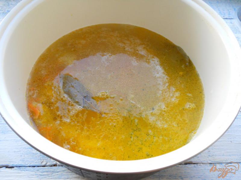 Фото приготовление рецепта: Суп гороховый со свининой в мультиварке шаг №5