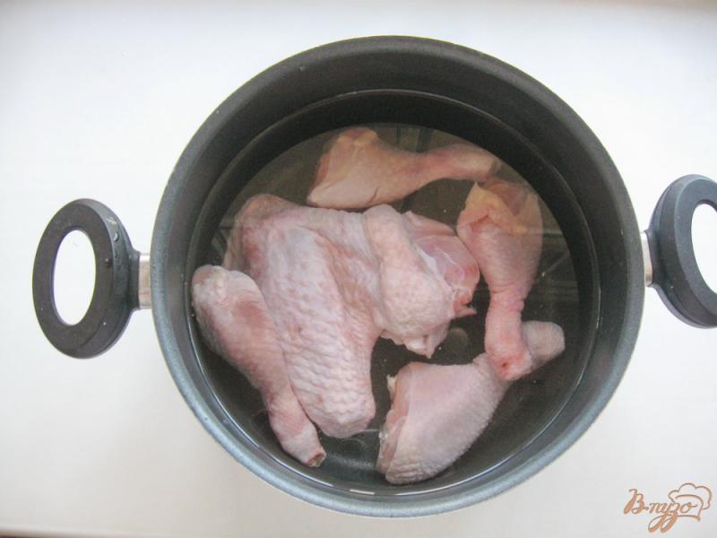 Фото приготовление рецепта: Холодец из индейки и курицы шаг №2