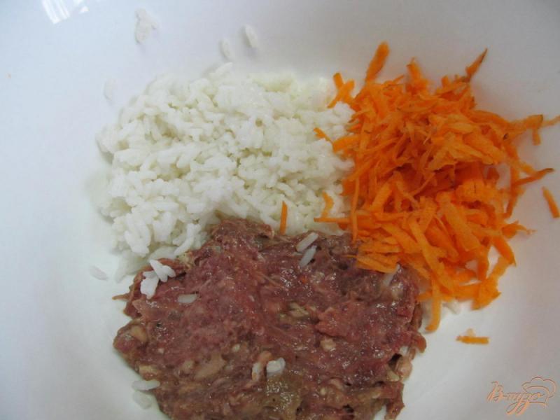 Фото приготовление рецепта: Тефтели с печенью и морковью шаг №2