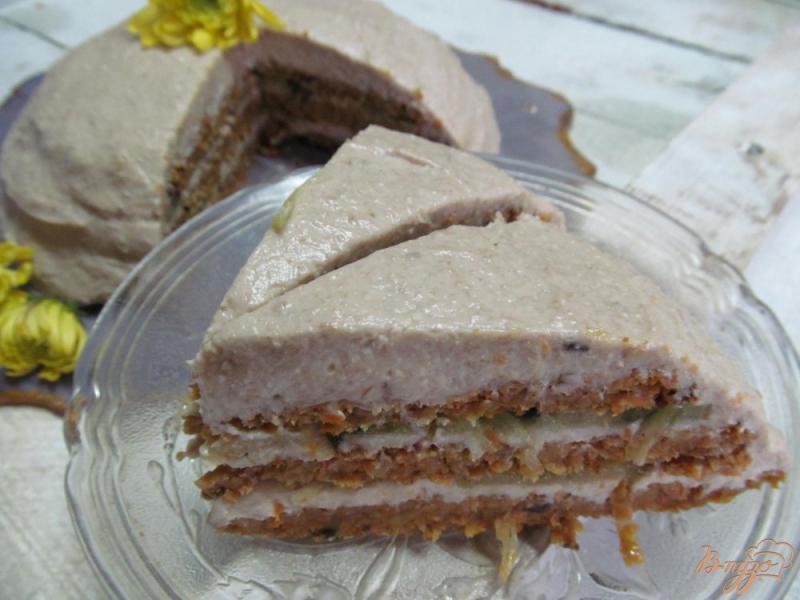 Фото приготовление рецепта: Фруктовый торт без сахара - диетический шаг №16