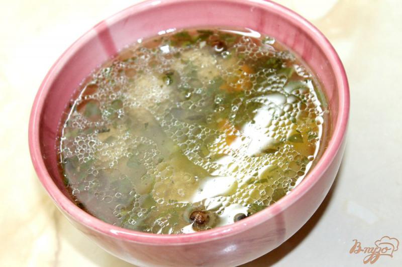 Фото приготовление рецепта: Суп со спаржей и свининой шаг №5