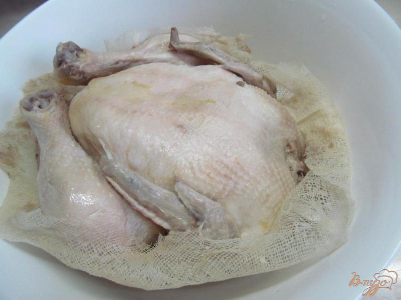 Фото приготовление рецепта: Вареная курица с овощами шаг №5