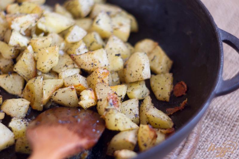 Фото приготовление рецепта: Картофель с нори шаг №7