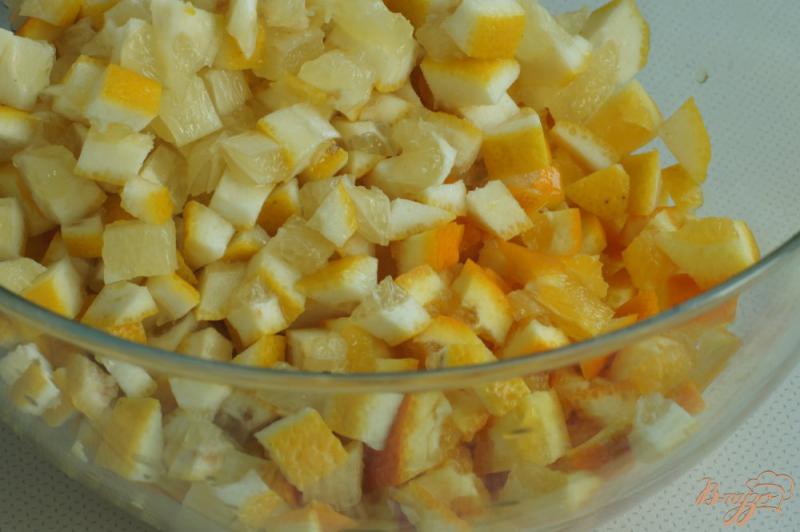 Фото приготовление рецепта: Варенье из кабачов с лимоном и апельсином шаг №2