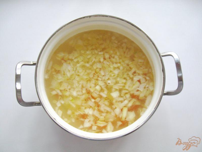 Фото приготовление рецепта: Овощной суп с вермишелью шаг №3