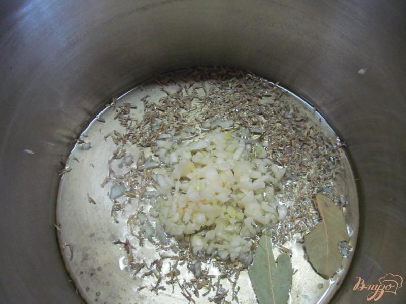 Фото приготовление рецепта: Салат из запеченных грибов в маринаде шаг №3
