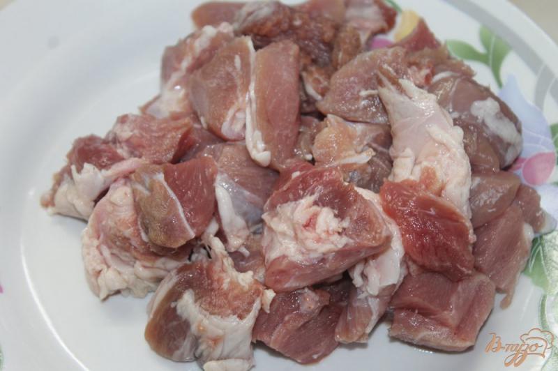 Фото приготовление рецепта: Плов со свиным ошейком в мультиварке шаг №1