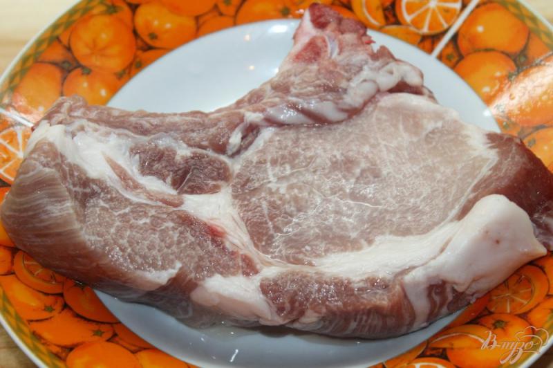 Фото приготовление рецепта: Свинина на косточке в горчичном маринаде шаг №2