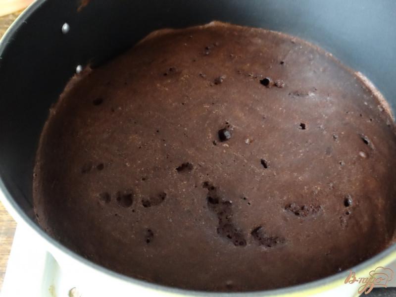 Фото приготовление рецепта: Диетический тортик шоколадно-шоколадный шаг №6