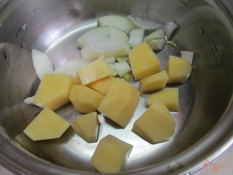 Фото приготовление рецепта: Постный овощной суп шаг №1