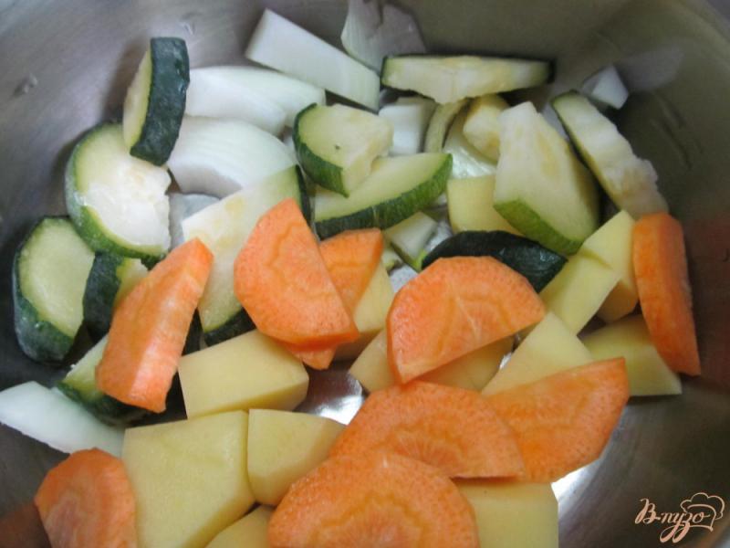 Фото приготовление рецепта: Постный овощной суп шаг №2