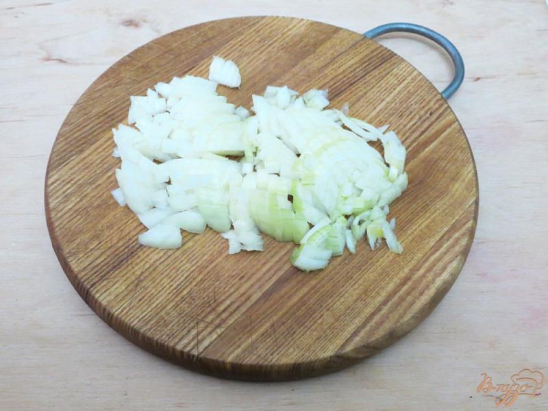 Фото приготовление рецепта: Суп овощной с тыквой и горошком шаг №3
