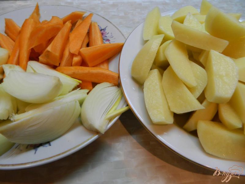 Фото приготовление рецепта: Овощи в духовке шаг №1