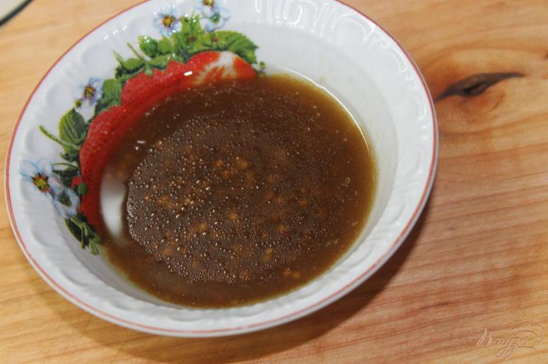 Фото приготовление рецепта: Горчичный соус с бальзамическим уксусом шаг №4