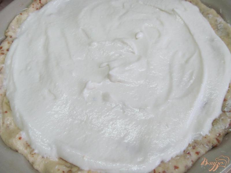 Фото приготовление рецепта: Пирог с творогом и мандарином шаг №12