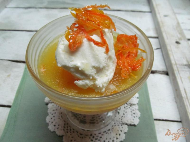 Фото приготовление рецепта: Десерт из моркови с апельсином шаг №10