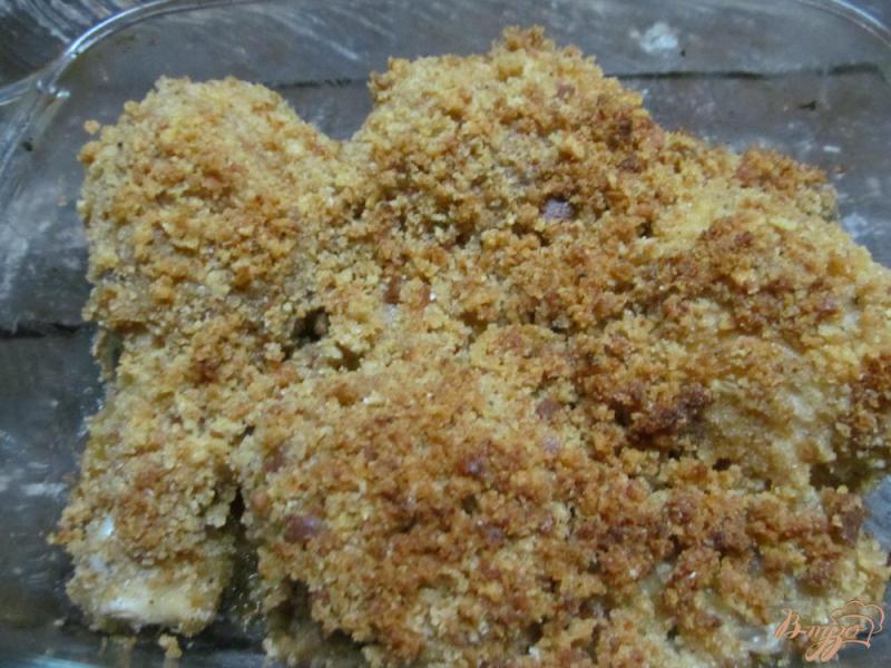 Фото приготовление рецепта: Куриные ножки в хлебной панировке шаг №10