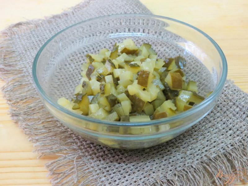 Фото приготовление рецепта: Салат постный из грибов и овощей шаг №3
