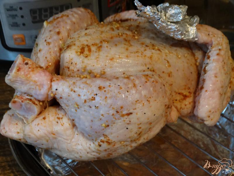 Фото приготовление рецепта: Курица в специях на решетке шаг №5