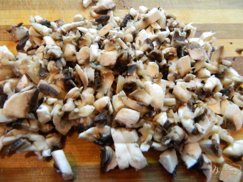 Фото приготовление рецепта: Драники с грибами и луком шаг №3