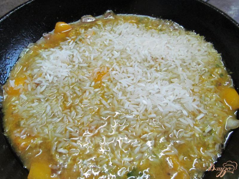 Фото приготовление рецепта: Курица карри с рисом шаг №9