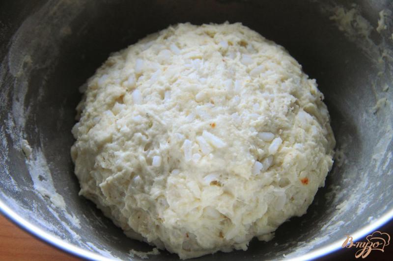 Фото приготовление рецепта: Рисовые лепешки шаг №5