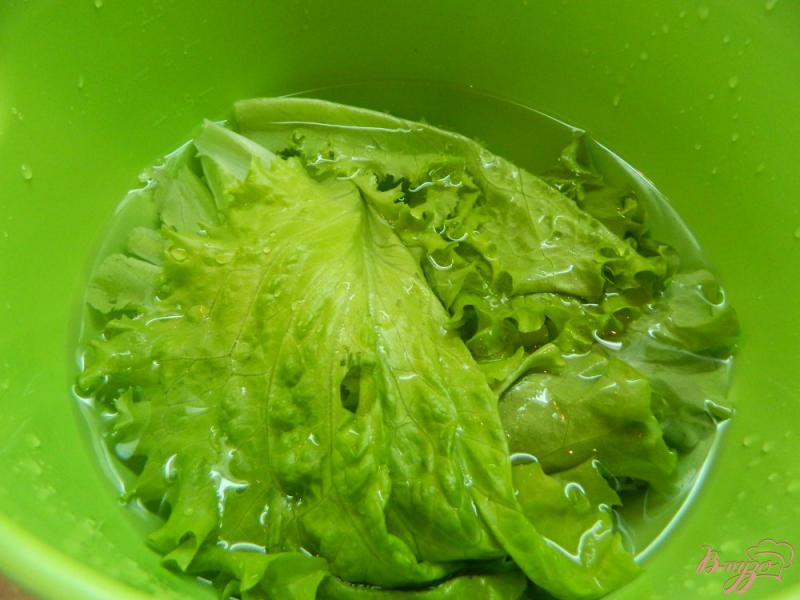 Фото приготовление рецепта: Легкий салат с горчично -  ореховой заправкой шаг №1
