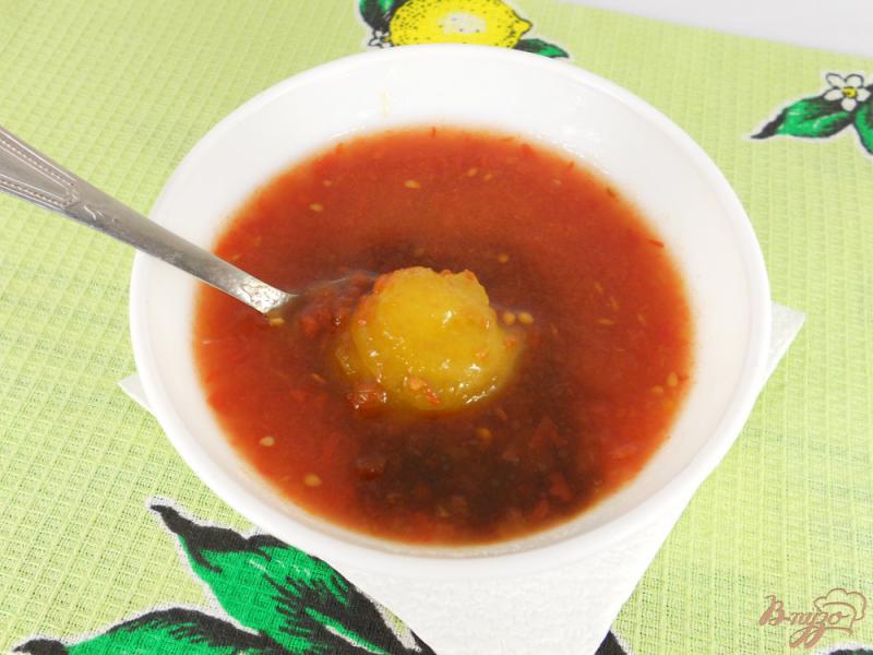 Фото приготовление рецепта: Cвиная печень в томатно-соевом соусе шаг №3