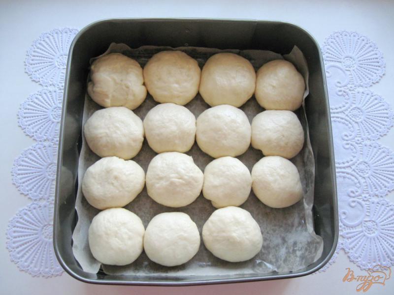 Фото приготовление рецепта: Сдобные булочки со штрейзелем шаг №6