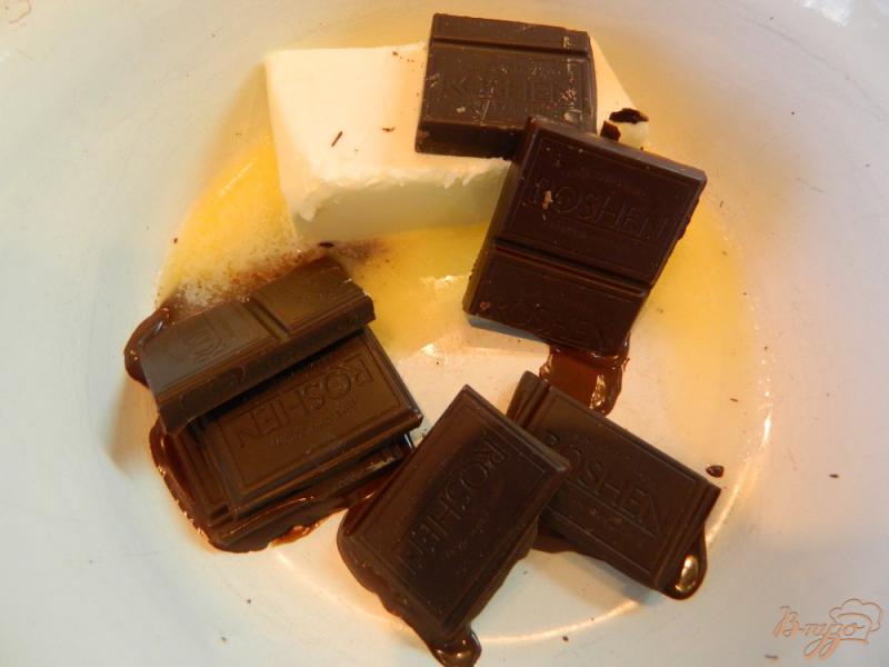 Фото приготовление рецепта: Печенье шоколадно-мятное шаг №2