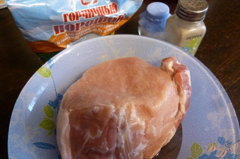 Фото приготовление рецепта: Свинина с сухой горчицей, запеченная в рукаве шаг №1