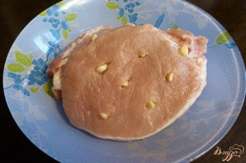 Фото приготовление рецепта: Свинина с сухой горчицей, запеченная в рукаве шаг №2