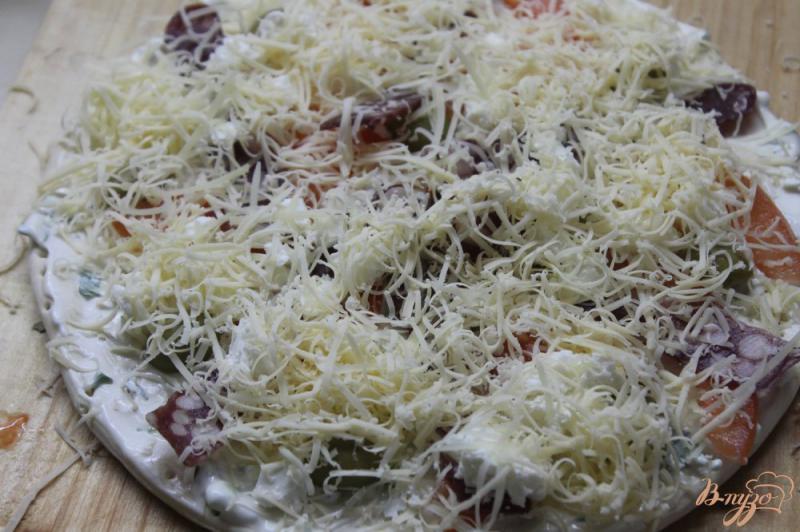 Фото приготовление рецепта: Пицца « Ассорти» шаг №5