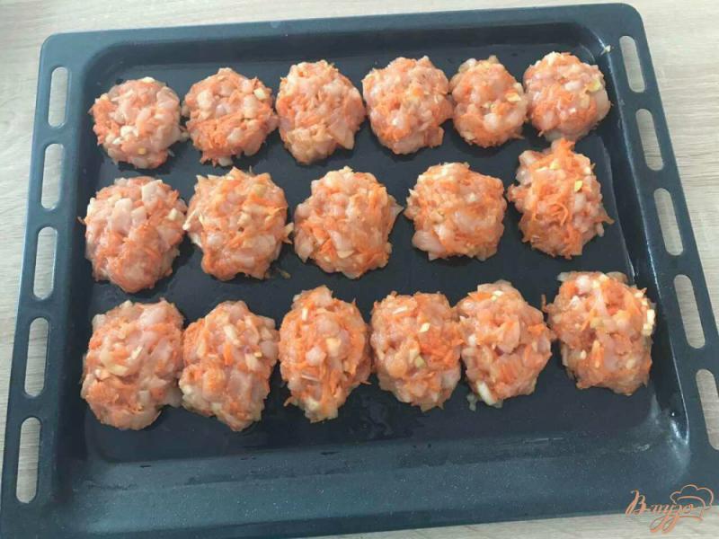 Фото приготовление рецепта: Рубленные котлеты с морковью в духовке шаг №5