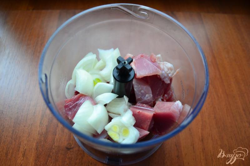 Фото приготовление рецепта: Котлеты из капусты и свинины в сметанно-томатном соусе в мультиварке шаг №2