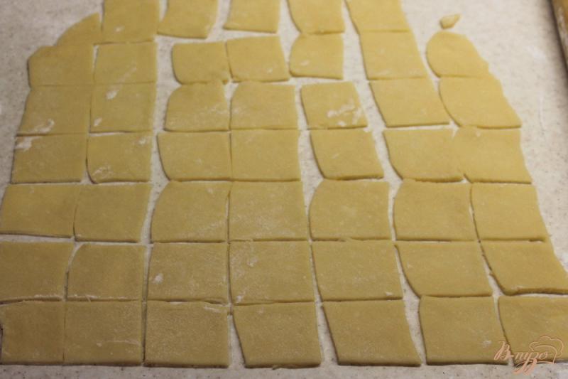 Фото приготовление рецепта: Печенье лодочки с творожной начинкой шаг №5
