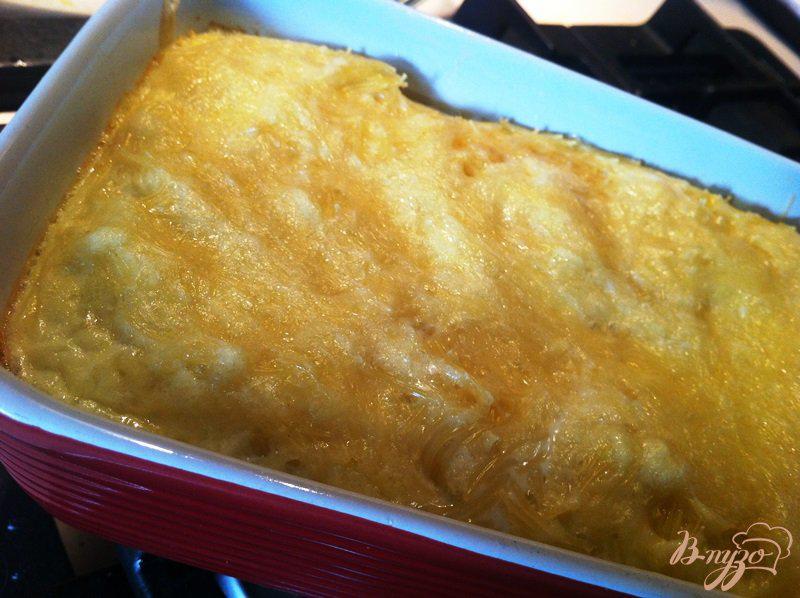 Фото приготовление рецепта: Запеканка из вермишели с сыром для деток шаг №6
