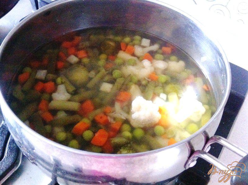 Фото приготовление рецепта: Легкий овощной суп шаг №5
