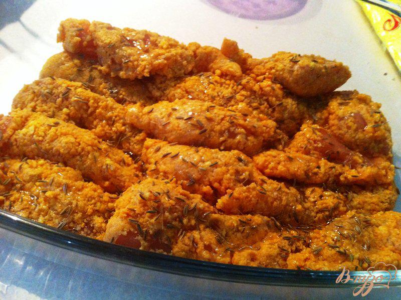 Фото приготовление рецепта: Запеченое куриное филе в панировке шаг №2
