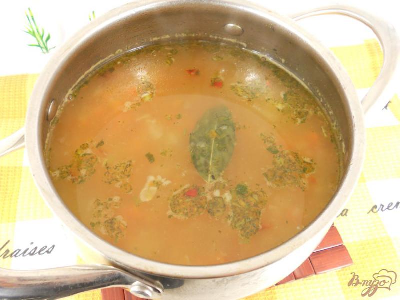 Фото приготовление рецепта: Овощной суп с курицей шаг №5